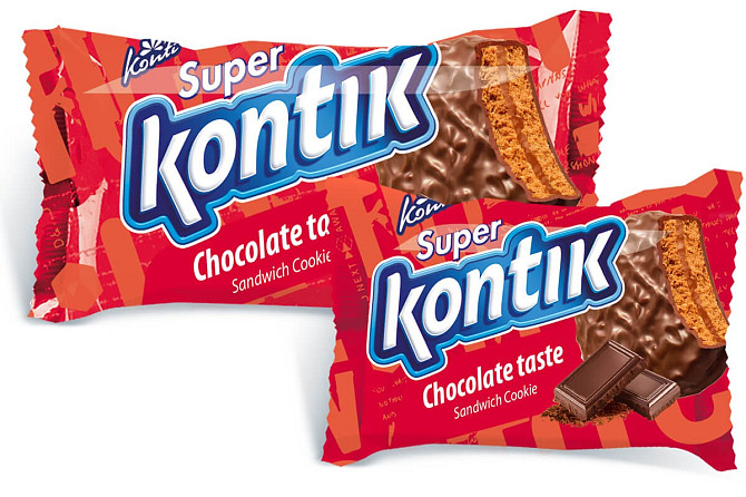 Печиво-сендвіч SUPER KONTIK - Краматорськ - в асортименті Краматорськ - зображення 2