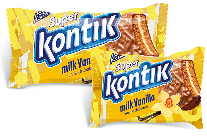 Печиво-сендвіч SUPER KONTIK - Краматорськ - в асортименті Краматорськ - зображення 1